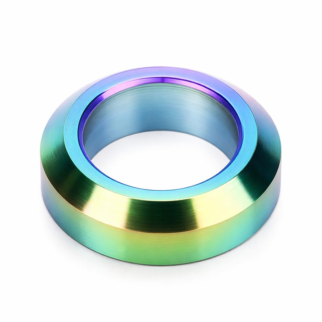 Alomejor 4Pcs/Lot Bike Brake Screw Washer Spacer TC4 Titanium Brake Caliper Fixed Bolts Gasket Spacer for MTB Mountain Bicycle(colored)