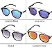 Shiratori Womens Sunglass Retro Vintage Plastic Frame Travel Outdoors Lady Glasses Deep Blue