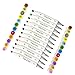 FabuColor - Alcohol Based Markers - Brush & Chisel Tip Art Set with Case - 12 Assorted Colors - Blendable Refillable Ink - Replaceable Nibs - Dual Sketch Broad or Fineline - Double Ended Permanent