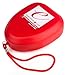 Dixie Ems Cpr Rescue Mask, Adult/Child Pocket Resuscitator, Hard Case W/ Wrist Strap + Gloves and Wipes