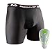 McDavid Performance Adult Boxer Brief Shorts with FlexCup Athletic Protection, Moisture Wicking & Cooling - Adult Sizes