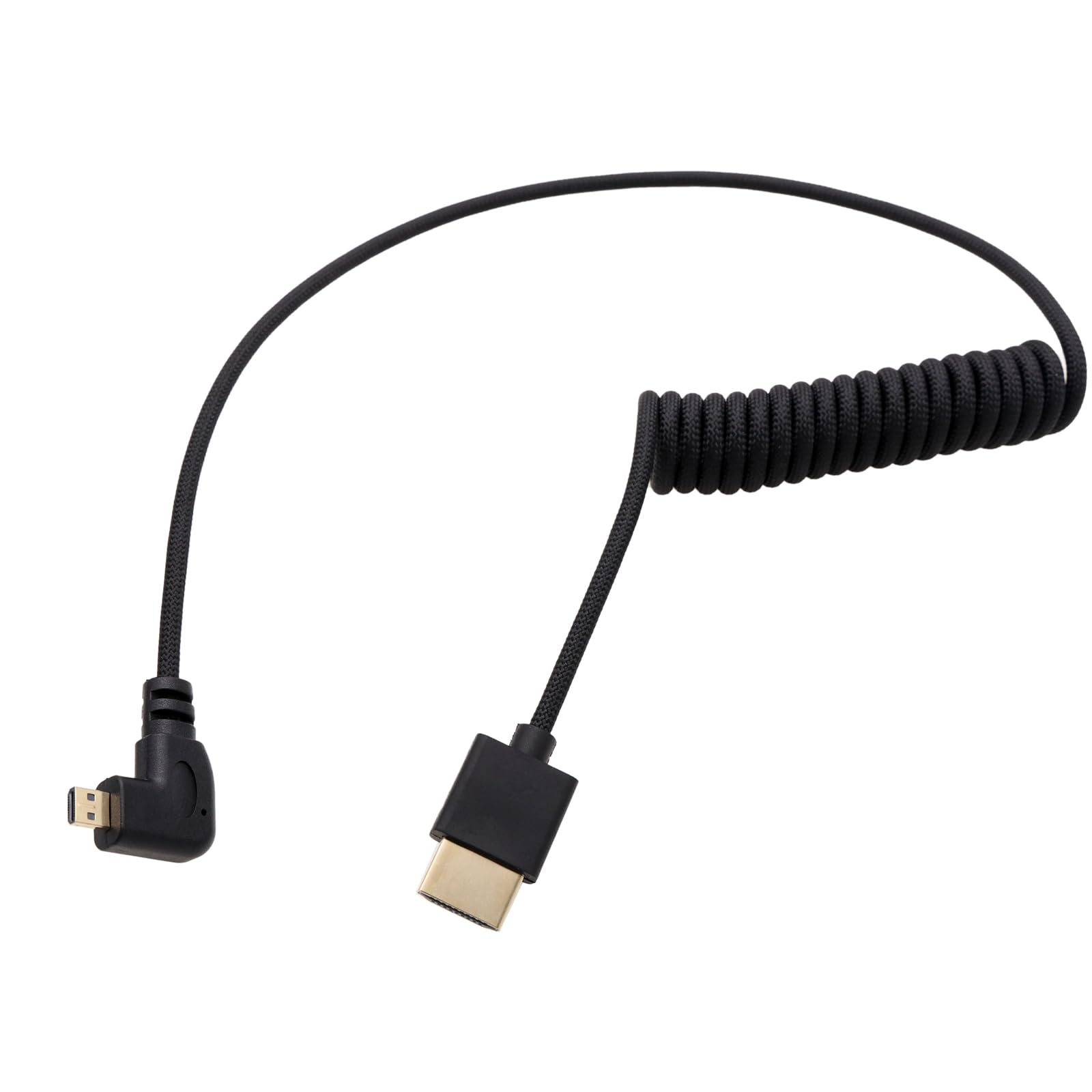 HangTon Micro HDMI to Full HDMI 4K 8K60p Cable for Canon R6 R6II R5C R5 R8 Sony ZVE-10 A7C A7RIV A7RIII A7S2 Lumix S5 S9 GH4 Camera ATOMOS Ninja V Ultra SmallHD Cine Indie 5 7 Monitor, Type A D 50cm