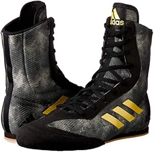 boxing boots black and gold