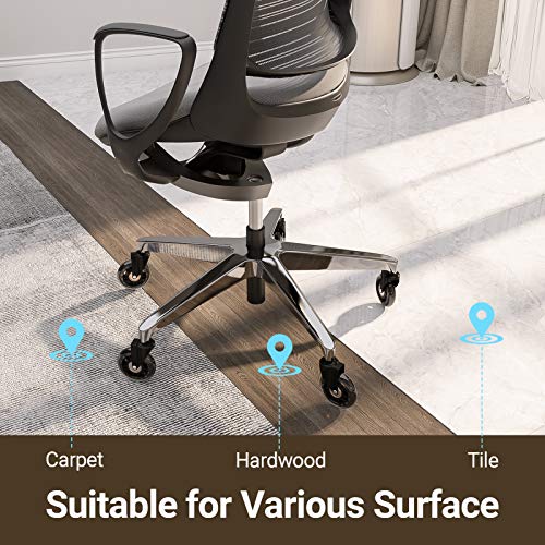 AMERIERGO Office Chair Caster Wheels Set of 5 Chair Wheels for