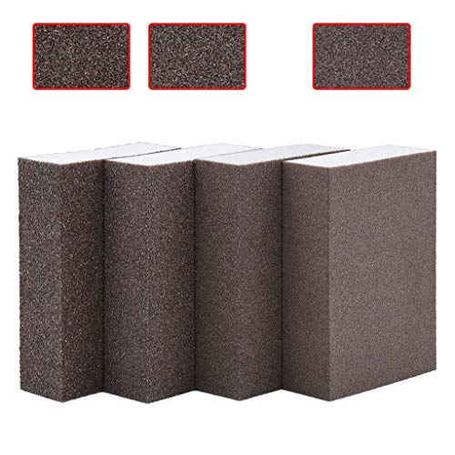 4pcs Sanding Sponge,Home Kitchen Tools Washable and Reusable Assortment Sanding Sponges Sanding Blocks - Thumbnail 4