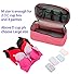 Packing Organizer Bra Underwear Storage Bag Travel Lingerie Pouch Toiletry Organizer Handbag Cosmetic Makeup Bag Luggage Storage Case For Cosmetics, Toiletries, Hotel, Home, Bathroom, Airplane (Rosy)