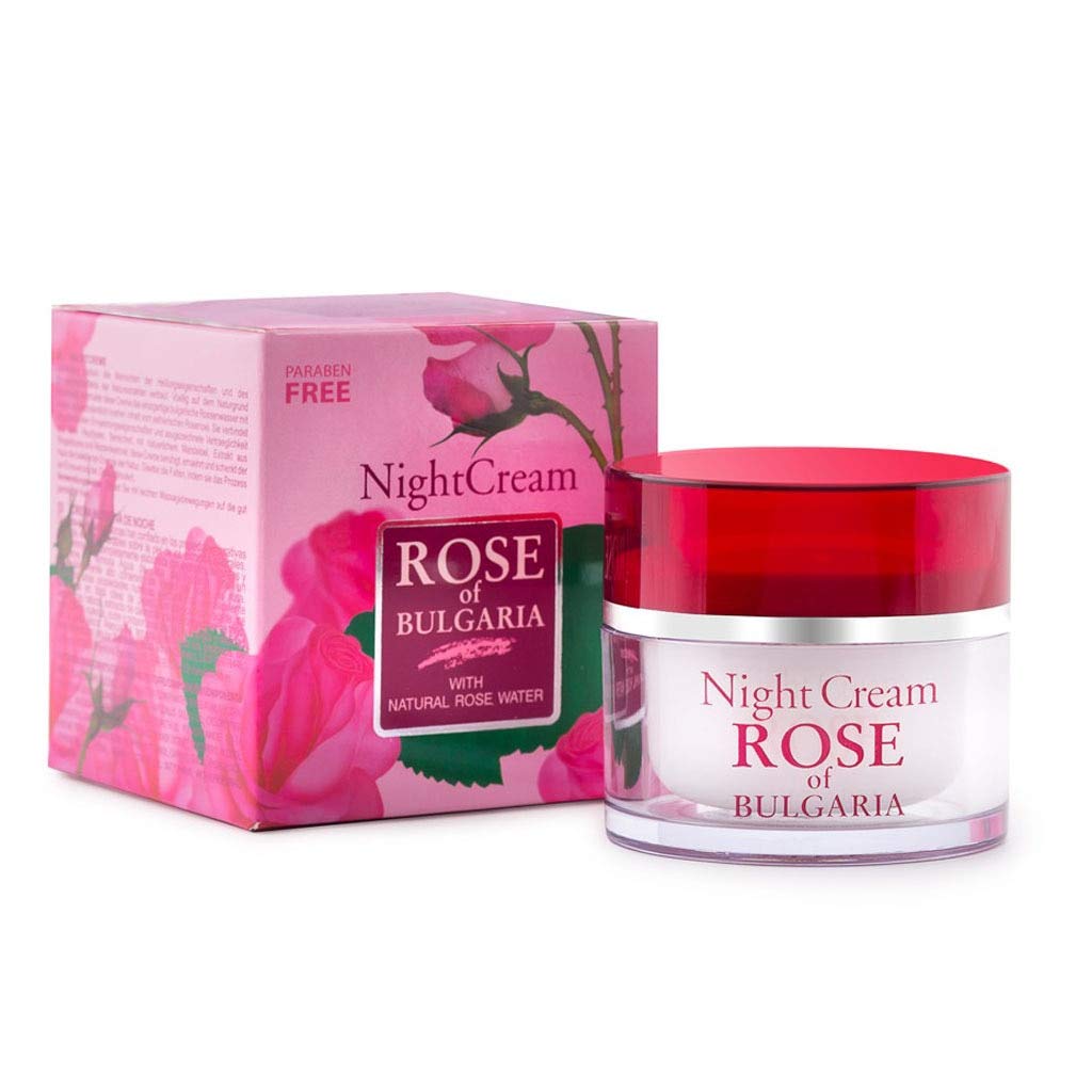 Night Cream Rose of Bulgaria with Natural Rose Water