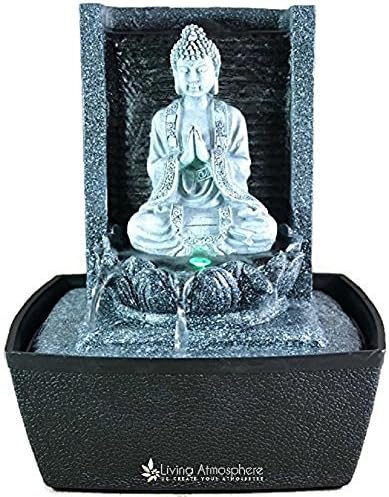 Indoor Water Feature-Fountain Feng Shui Little Rock with Color LED 23 cm
