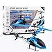Remote Control Helicopter Flying Toys, Mini Led Rechargeable Hand Operated Drone with LED Light for Kids, Boys Girls Indoor Outdoor Games(Blue)