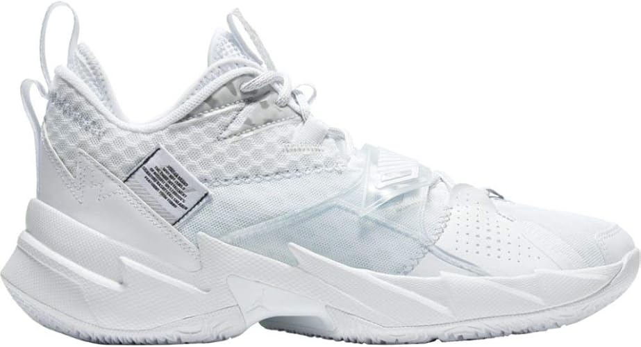 Amazon ナイキ ジョーダン メンズ ホワイノット ゼロ３ Jordan Why Not Zero 3 バッシュ White Metallic Silver Black 並行輸入品 バスケットボール