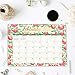 Orange Circle Studio 2020 Decorative Desk Blotter Calendar, Bold Blossoms
