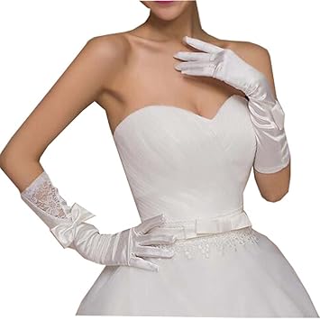 wedding gown gloves
