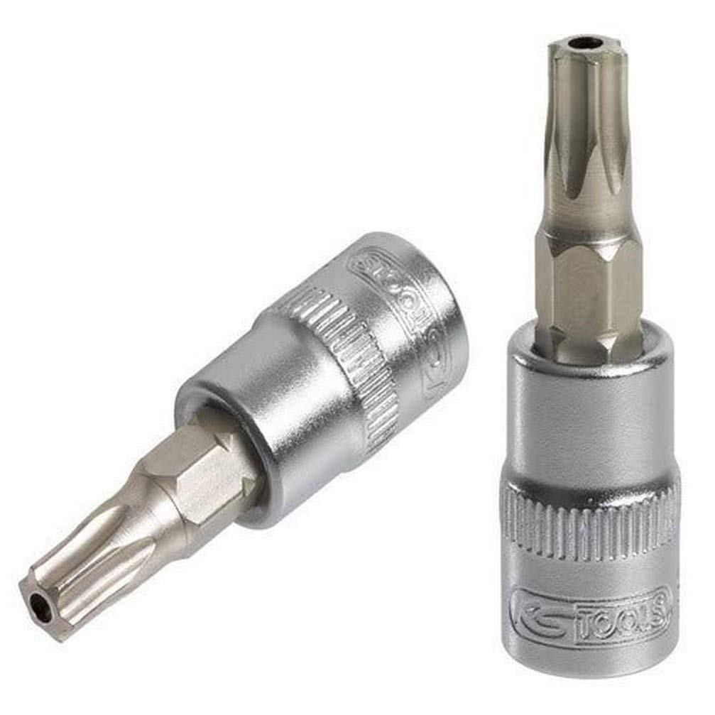 KS Tools 922.1497 – Torx Screwdriver Socket 1/4 Inch, L 37 mm – T30 – Ultimate® Series – Chrome Vanadium – Satin Finish