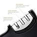 Kitchen Knife Sharpener 3 Stage Professional Knife-Sharpening Kit, Kitchen & Outdoor Sharpens Steel & Ceramic Knives for All Knife Sizes (Black)