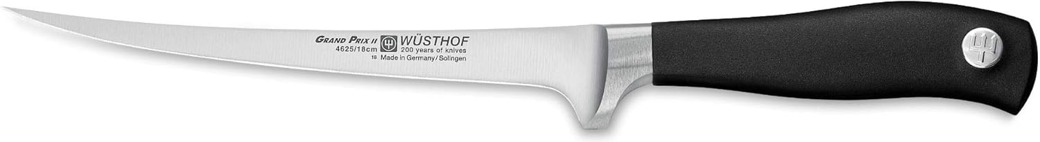 WÜSTHOF Filiermesser, Grand Prix II (4625-7), 18 cm Klinge flexibel, geschmiedet, Qualitätsstahl, geeignet für Spülmaschine, scharfes Küchenmesser