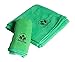 Clever Yoga Grippy Pilates Towel Set - Green Non Slip Microfiber Hand and Mat Towel