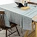 Home Brilliant Sage Green Tablecloth for Dining Table Cloth Rectangle Grey Striped Table Cover for Party Picnic Holiday Decor, 52 x 72 Inches, Sage Green