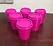 Tupperware Classic Sheer Midgets Set in Electric Hot Pink