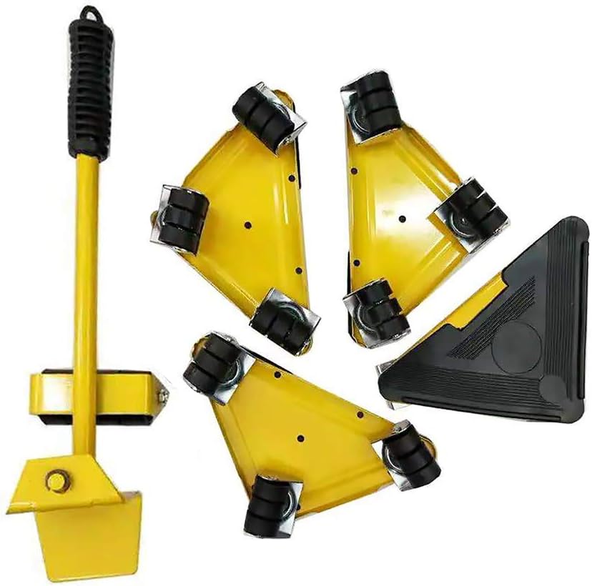 Furniture Lifter with 4 Pack Moving Sliders, Furniture Moving Roller