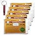 Emergency Thermal Survival Blankets (5 Pack) by WellnessBell - Superior Gold & Silver Two-Sided Mylar Designed for NASA: Perfect for Outdoors, Camping, Hiking, Marathons & First Aid Kit!