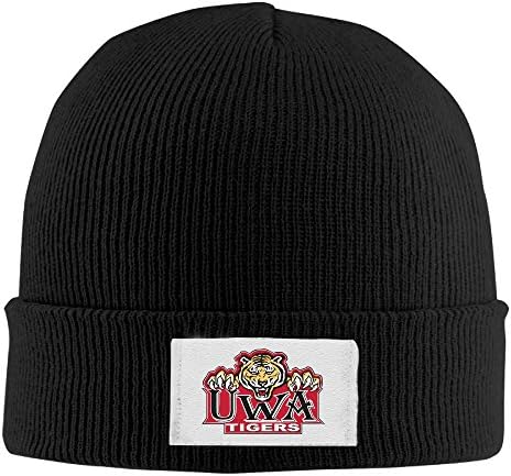 The University Of West Alabama Tigers Unisex Cool Black Flexible Skullies Winter Kniting Hat One Size