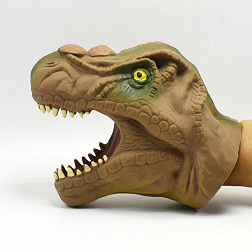 TOYMYTOY Dinosaur Hand Puppet Soft Tyrannosaurus Role Play Toy for Kids