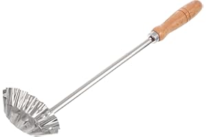 PERSELOSO Food-Grade Stainless Steel Frying Mold for Home Fried Snacks Oval Shredded Radish Cake and Shrimp