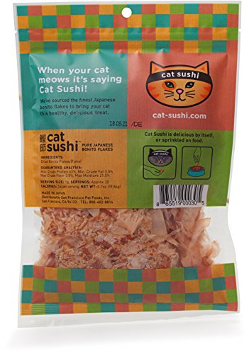 Complete Natural Nutrition CSC-01-070 Cat Sushi Classic Cut Bonito Flakes, 0.7 oz