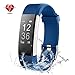 NOVETE Fitness Tracker, Bluetooth 4.0 Heart Rate Monitor Bracelet, IP67 Waterproof, Touch Screen, Smart Wristband, Pedometer Sports Activity Tracker Smart Watch for Android and iOS Smartphone
