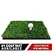 Rukket Mini Turf Golf Hitting Grass Mat | Realistic Grass | Portable Driving, Chipping, Training Aids, Equipment for Residential Backyard & Indoor Practice W/Rubber Tee & Practice Balls (Rough Turf)
