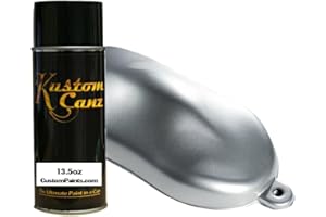 Kustom Canz Base Metallic Silver Medium - Aerosol Can