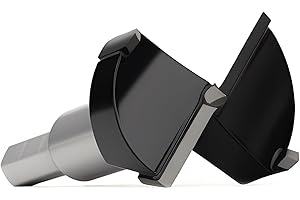 WOBLLMX 1-1/2 Inch Forstner Drill Bit Carbide Tipped,Woodworking Hinge Cutter for Precise Flat Bottom Holes in Hard Wood,Plywood,Plastic - Professional Grade