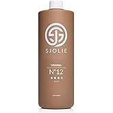 SJOLIE Spray Tan Solution - No. 12 - Dark Hydrating Tanning Spray | Sunless Tanner for a Rich Bronze, Long Lasting, All Natural Spray Tan (32oz)