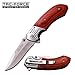 GIFTS INFINITY Free Engraving - Tac-Force Titanium Coated Stainless Steel Quality Pocket Knife