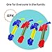Boley 5 Barrel Water Blasters - 4 Pk Big Size Super Soaker Water Gun Set for Kids - Swimming Pool Toys for Kids Ages 3+