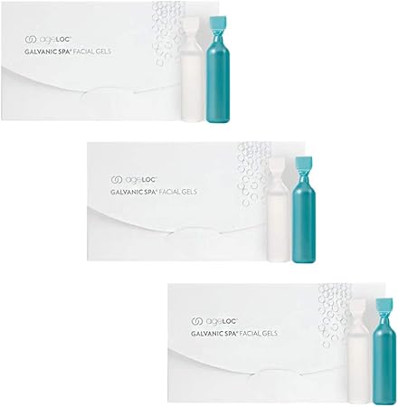 Amazon Nuskin ニュースキン Genloc ガルバニック スパ フェイシャル ジェル ３箱 並行輸入品 Nuskin Genloc カルシウム