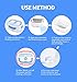 Vmotor Electric Lunch Box Food Heater Portable Lunch Heater with Removable 304 Stainless Steel Container Food Grade Material(110v Blue)