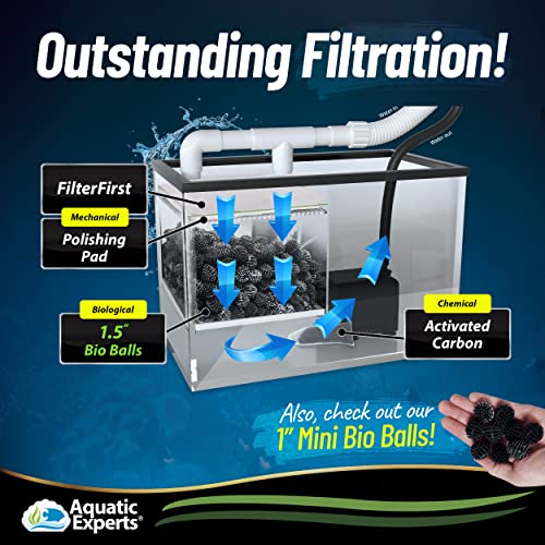 Aquatic Experts Bio Balls Filter Media 1.5 Inch Large Bio Ball for