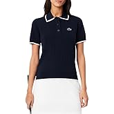 Lacoste Womens Sport Short Sleeved Polo Collar Golf Sweater