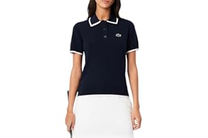 Lacoste Women's Sport Short Sleeved Polo Collar Golf Sweater
