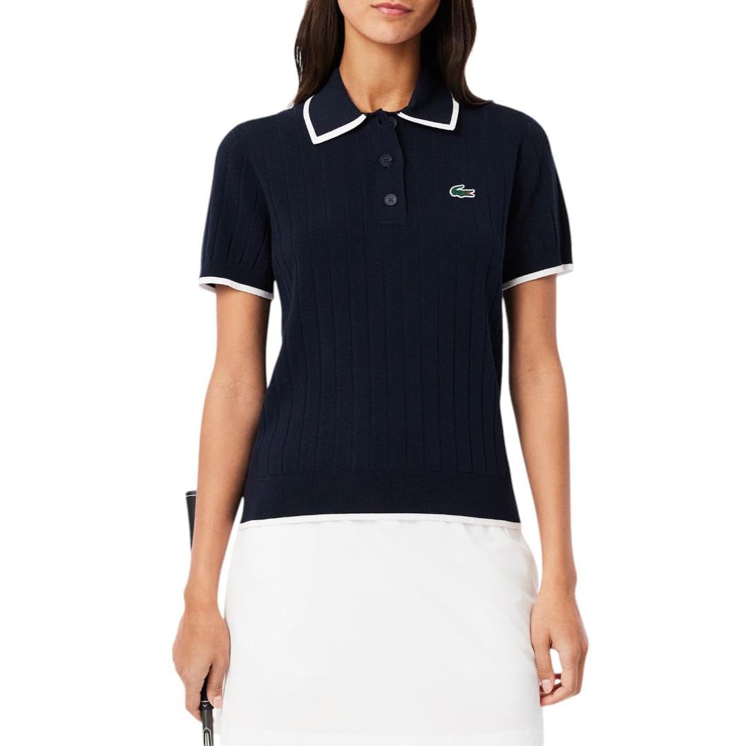 Lacoste Women's Sport Short Sleeved Polo Collar