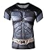 2016 Batman Avengers Costume Marvel Comics Mens Compression T shirt (XL, Batman)