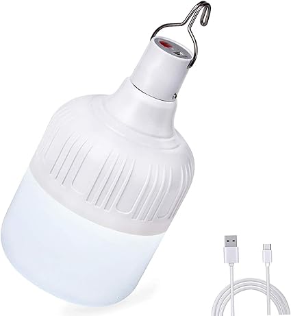 Amazon Co Jp Ledランタン 吊り下げランタン Led電球型 60w 2600lm 高輝度 Usb充電式 3段階調光モード アウトドア用 テントライト 夜釣り 屋外作業 防災用品 停電対策 応急 照明 バーベキュー キャンプ 携帯型 作業灯 非常灯 フック付き 小型 ホワイト Led60w Kitchen