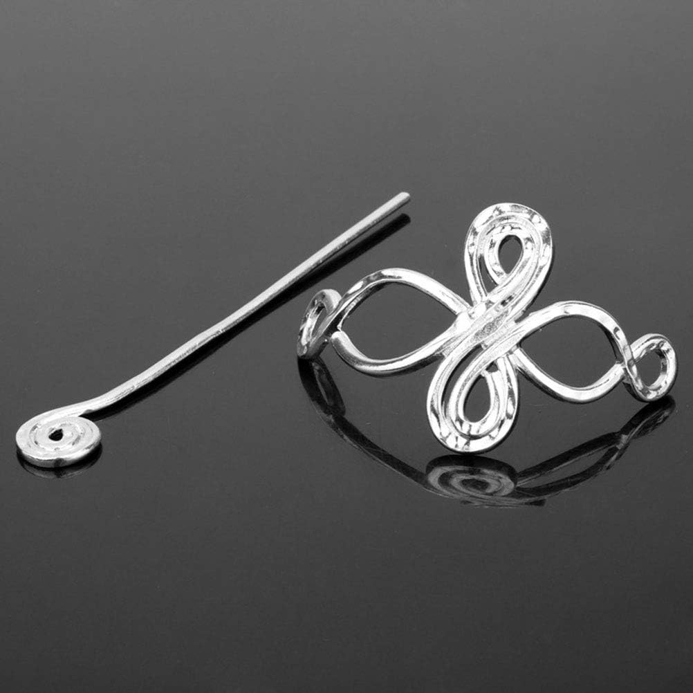 Lurrose Creative Hair Clips for Women Knot Hair Pin Metal Bobby Pin Sliding Accessories for Wedding Guest and Everyday Use - Image 5