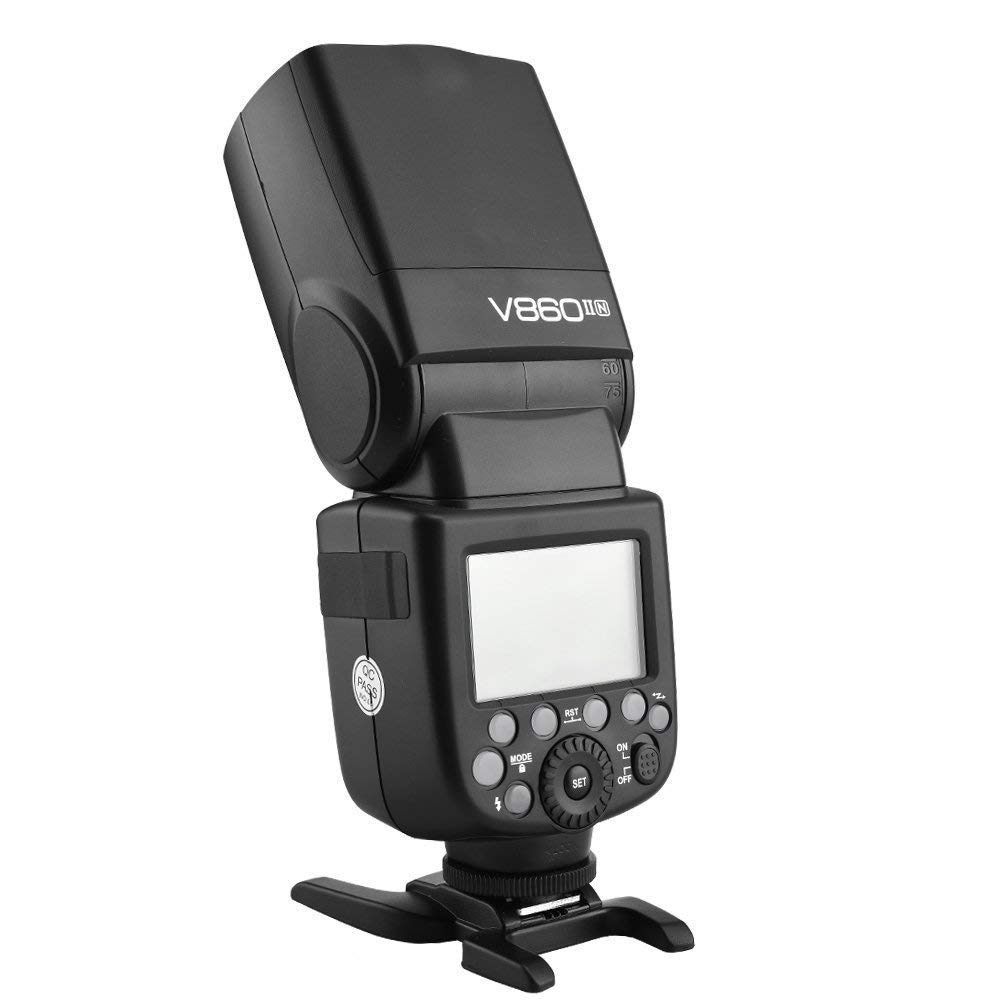 Godox V860II-N V860IIN TTL Flash for Nikon, GN60, HSS 1/8000s, 2.4G Wireless Speedlite, Li-ion Battery (650 Shots), External On-Camera Flash with Diffuser Kit