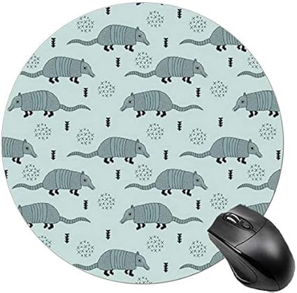 Amazon 女性用ラウンドマウスパッドミニマウスマットゲーミングマウスパッドかわいいオオハシ かわいい風変わりなアルマジロサボテン 文房具 オフィス用品 文房具 オフィス用品