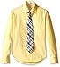 IZOD Boys' Long Sleeve Solid Shirt and Tie Set