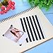 Hotop 510 Pieces Photo Corners Self Adhesive (Black and Clear)