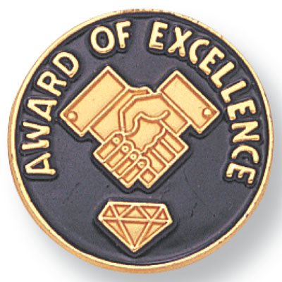 Award of Excellence Lapel Pin -Pack of 12