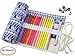 CreooGo Canvas Pencil Wrap, Pencils Roll Pouch Case Hold for 72 Colored Pencils (Pencils are not Included)-Retro Elephant,72 Holes